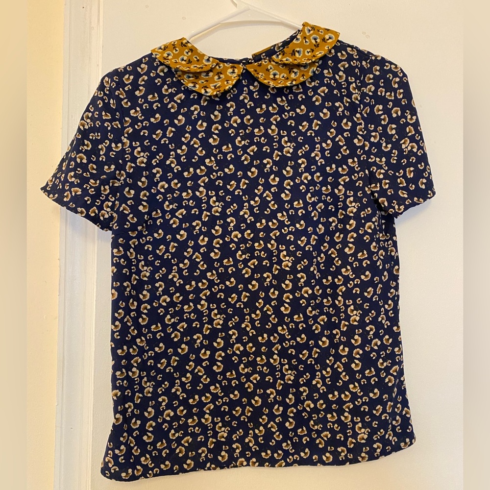 floral flower retro vintage blouse